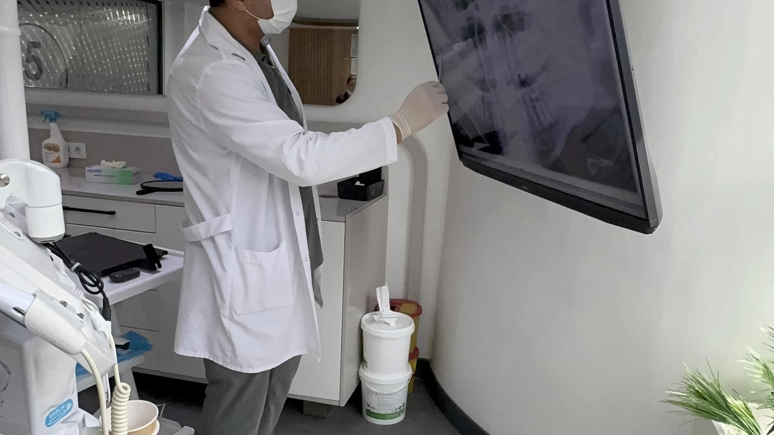 Dental treatment room at a partner clinic