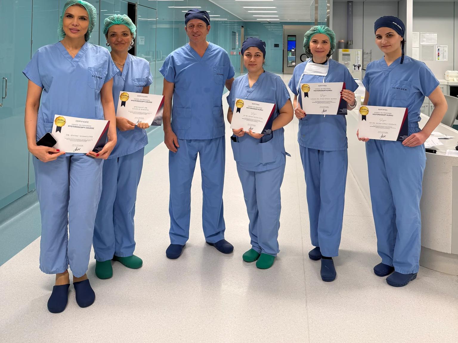 Course completion and certificate documentation after training