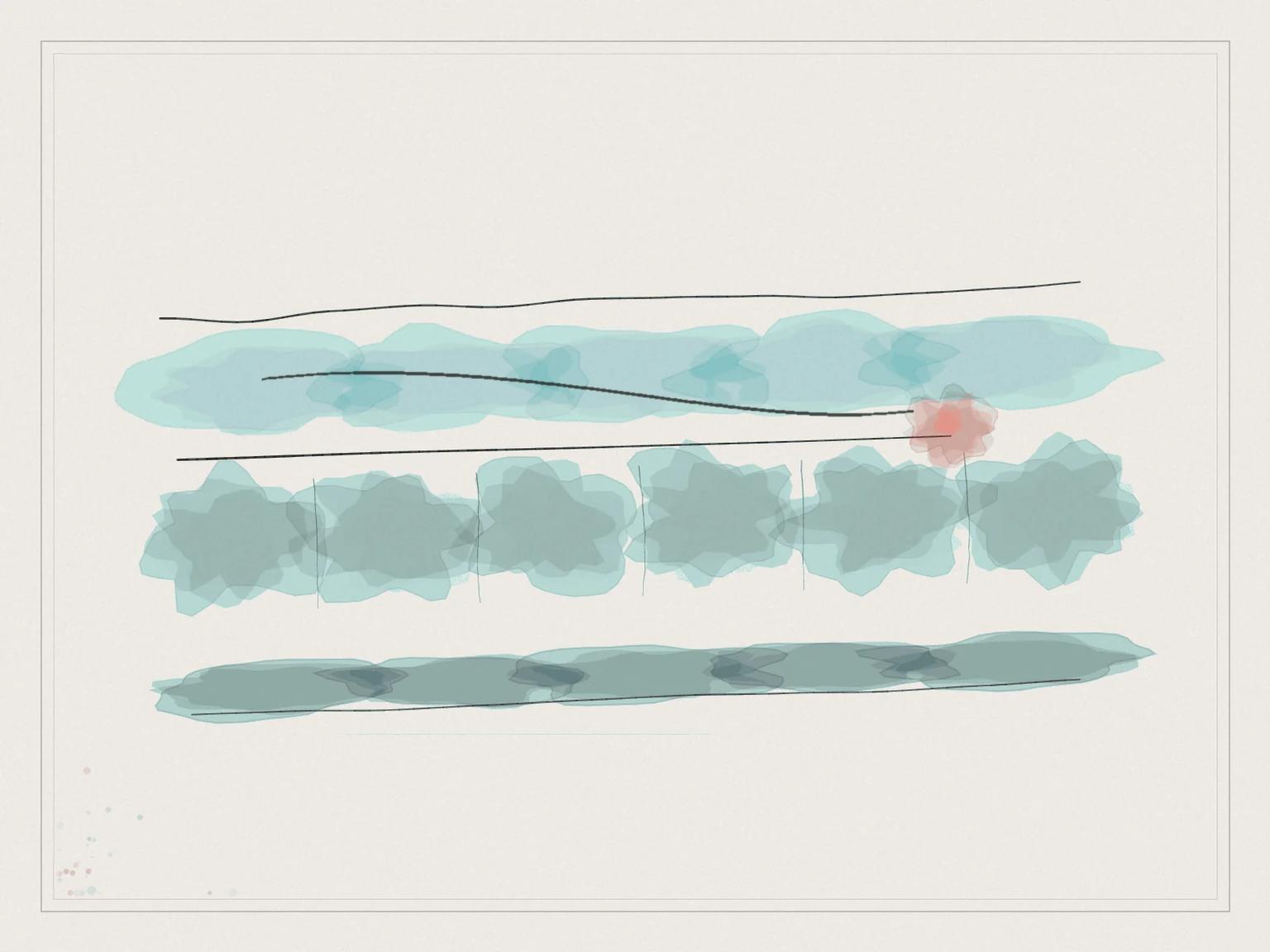 Watercolour cross-section of skin layers with a single cannula path through the correct plane